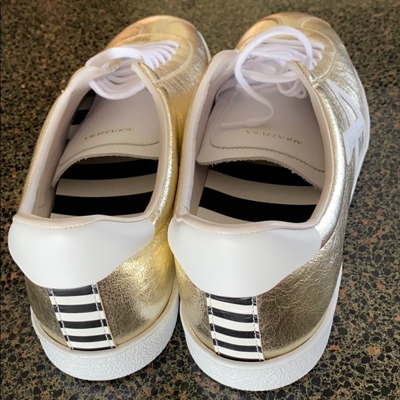 Sneakers Aquazzura Leather TrimEmbellishment S-9.5
